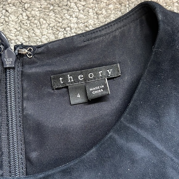 Theory Women’s Navy Dress - Picture 3 of 4